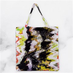 Canvas Acrylic Digital Design Art Grocery Tote Bag by Amaryn4rt