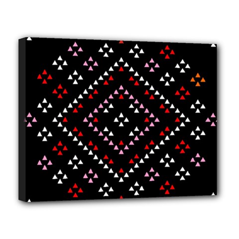 Pattern Abstract Design Art Canvas 14  X 11  (stretched) by Ravend