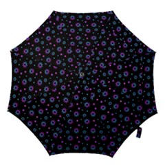 Stars Pattern Art Design Hook Handle Umbrellas (small) by Ravend