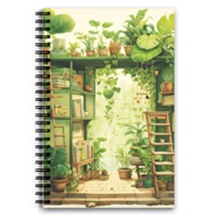 Building Potted Plants 5 5  X 8 5  Notebook by Ravend