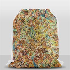 Art Modern Painting Acrylic Canvas Drawstring Bag (small) by Amaryn4rt