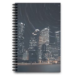 Time Lapse Photo Of City 5 5  X 8 5  Notebook by Modalart