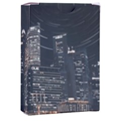 Time Lapse Photo Of City Playing Cards Single Design (rectangle) With Custom Box by Modalart