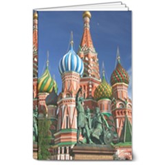 Saint Basil S Cathedral 8  X 10  Softcover Notebook by Modalart