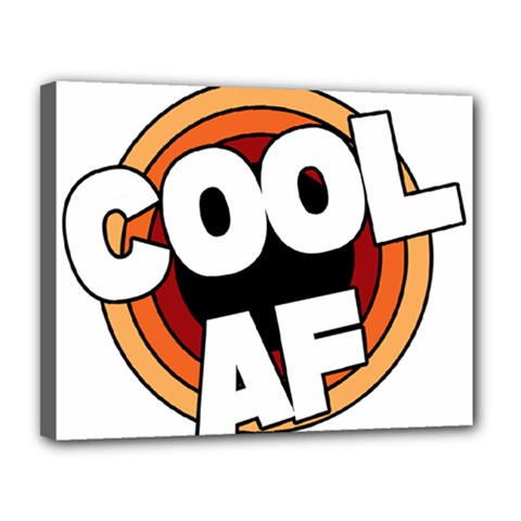 Cool Af Cool As Super Canvas 14  X 11  (stretched) by Ndabl3x