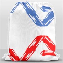 Arrow Up Down Drawstring Bag (large) by Ndabl3x