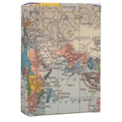 Vintage World Map Playing Cards Single Design (rectangle) With Custom Box by Ndabl3x