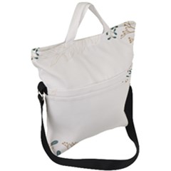 Background Pattern Template Texture Nature Fold Over Handle Tote Bag by Grandong