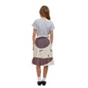 Computer Network Technology Tech Digital Kids  Ruffle Flared Wrap Midi Skirt View4