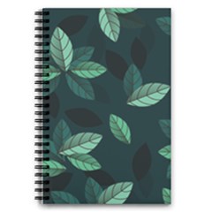 Leaves Foliage Plants Pattern 5 5  X 8 5  Notebook by Grandong