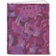Pattern Warhola 8  X 10  Softcover Notebook by Ndabl3x