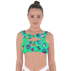 Pattern Adweek Summer Bandaged Up Bikini Top by Ndabl3x