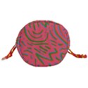 Pattern Saying Wavy Drawstring Bucket Bag View3