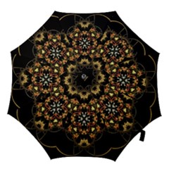 Fractal Stained Glass Ornate Hook Handle Umbrellas (large) by Sarkoni
