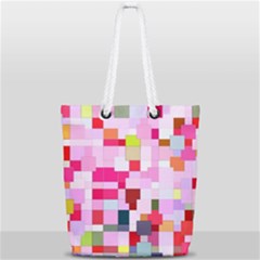 The Framework Paintings Square Full Print Rope Handle Tote (small) by Sarkoni