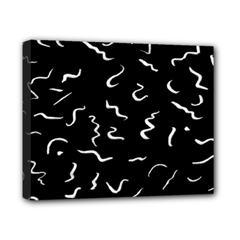 Scribbles Lines Drawing Picture Canvas 10  X 8  (stretched) by Sarkoni