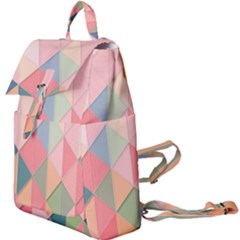 Background Geometric Triangle Buckle Everyday Backpack by Sarkoni