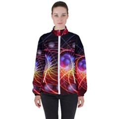 Physics Quantum Physics Particles Women s High Neck Windbreaker by Sarkoni