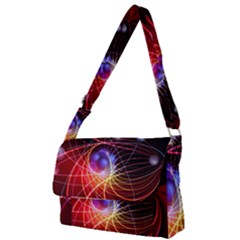 Physics Quantum Physics Particles Full Print Messenger Bag (s) by Sarkoni