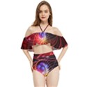 Physics Quantum Physics Particles Halter Flowy Bikini Set  View1
