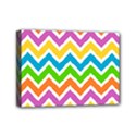 Chevron Pattern Design Texture Mini Canvas 7  x 5  (Stretched) View1