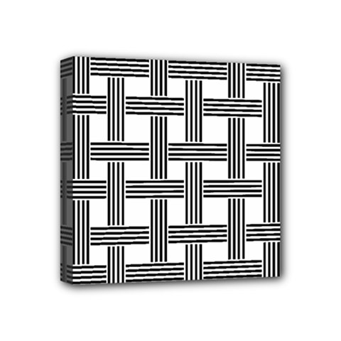 Seamless Stripe Pattern Lines Mini Canvas 4  X 4  (stretched) by Apen
