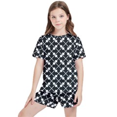 Abstract Background Arrow Kids  T-shirt And Sports Shorts Set by Apen
