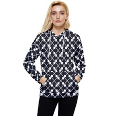 Abstract Background Arrow Women s Lightweight Drawstring Hoodie by Apen