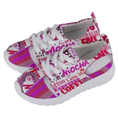 Coffee Cup Lettering Coffee Cup Kids  Lightweight Sports Shoes by Amaryn4rt