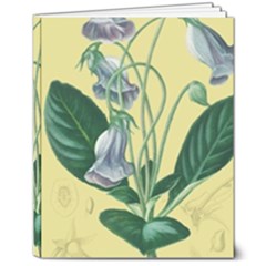 Botanical Plants Green 8  X 10  Hardcover Notebook by Sarkoni