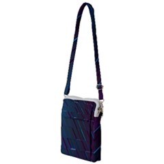 Glass Scifi Violet Ultraviolet Multi Function Travel Bag by Pakjumat