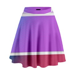 Pattern Banner Set Dot Abstract High Waist Skirt by Apen