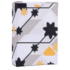 Flower Shape Abstract Pattern Playing Cards Single Design (rectangle) With Custom Box by Modalart