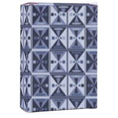 Geometric Monochrome Triangle Playing Cards Single Design (rectangle) With Custom Box by Bedest