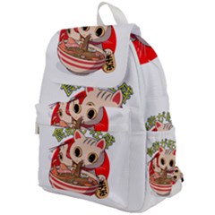 Ramen Cat Noodles Cute Japanes Top Flap Backpack by Modalart