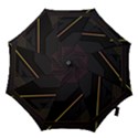 Gradient Geometric Shapes Dark Background Hook Handle Umbrellas (Medium) View1