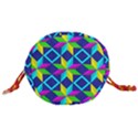 Pattern Star Abstract Background Drawstring Bucket Bag View3