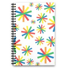 Celebrate Pattern Colorful Design 5 5  X 8 5  Notebook by Ravend