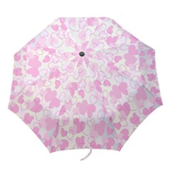Valentine Background Hearts Bokeh Folding Umbrellas by Ravend