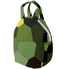 Mosaic Structure Background Tile Travel Backpack by Ravend