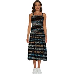 Close Up Code Coding Computer Sleeveless Shoulder Straps Boho Dress by Amaryn4rt