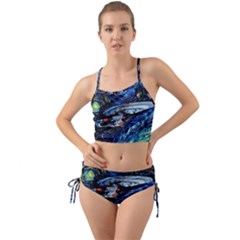 Star Ship Parody Art Starry Night Mini Tank Bikini Set by Modalart