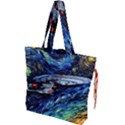 Star Ship Parody Art Starry Night Drawstring Tote Bag View1