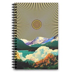 Surreal Art Psychadelic Mountain 5 5  X 8 5  Notebook by Modalart