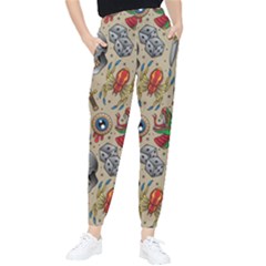 Tattoo Pattern Women s Tapered Pants by Bedest