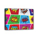 Pop Art Comic Vector Speech Cartoon Bubbles Popart Style With Humor Text Boom Bang Bubbling Expressi Mini Canvas 7  x 5  (Stretched) View1