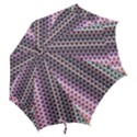 Triangle Stripes Texture Pattern Hook Handle Umbrellas (Medium) View2