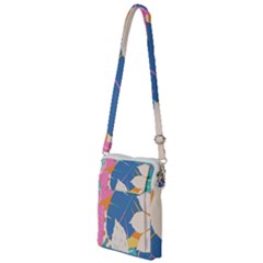 Exotic Leaves Flower Plant And Branches Art Print Botanical Pattern Multi Function Travel Bag by Pakjumat