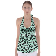 Orca Killer Whale Fish Tie Back Tankini Top by Pakjumat