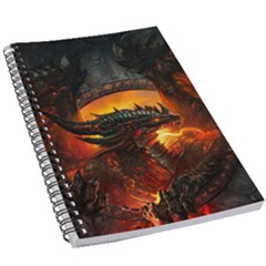 Dragon Fire Fantasy Art 5 5  X 8 5  Notebook by Maspions